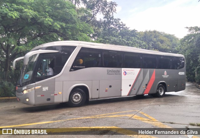 Empresa de Ônibus Pássaro Marron 45205 na cidade de São Paulo, São Paulo, Brasil, por Helder Fernandes da Silva. Número da foto: #10953045.