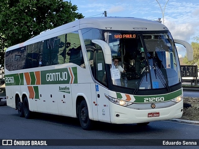 Empresa Gontijo de Transportes 21260 na cidade de Recife, Pernambuco, Brasil, por Eduardo Senna. ID da foto: 10953004.