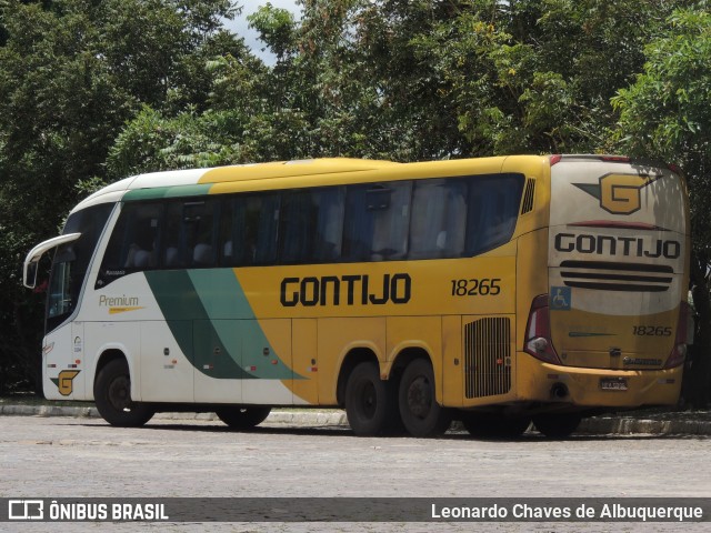 Empresa Gontijo de Transportes 18265 na cidade de Vitória da Conquista, Bahia, Brasil, por Leonardo Chaves de Albuquerque. ID da foto: 10953647.