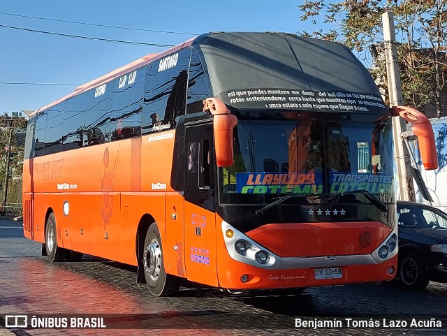 Autobuses sin identificación - Chile Transportes Catellay na cidade de Estación Central, Santiago, Metropolitana de Santiago, Chile, por Benjamín Tomás Lazo Acuña. ID da foto: 10955081.