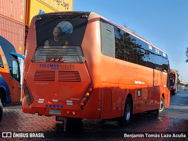 Autobuses sin identificación - Chile TRANSPORTES CATELLAY na cidade de Estación Central, Santiago, Metropolitana de Santiago, Chile, por Benjamín Tomás Lazo Acuña. Número da foto: #10955087.