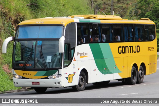 Empresa Gontijo de Transportes 17225 na cidade de Piraí, Rio de Janeiro, Brasil, por José Augusto de Souza Oliveira. ID da foto: 10954014.