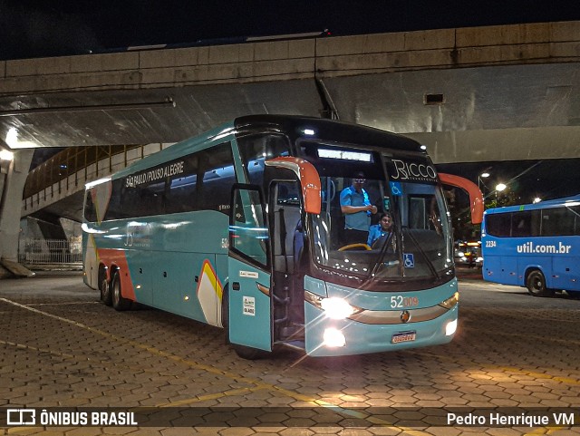 Ricco Transportes e Turismo-  Filial Rio Branco 52009 na cidade de Belo Horizonte, Minas Gerais, Brasil, por Pedro Henrique VM. Número da foto: #10954484.
