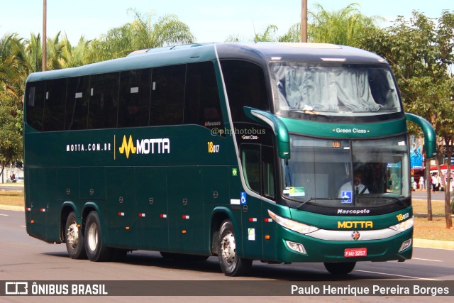 Viação Motta 18017 na cidade de Campo Grande, Mato Grosso do Sul, Brasil, por Paulo Henrique Pereira Borges. ID da foto: 10953399.