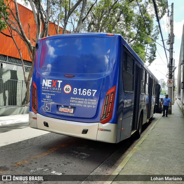 Next Mobilidade - ABC Sistema de Transporte 81.667 na cidade de São Caetano do Sul, São Paulo, Brasil, por Lohan Mariano. ID da foto: 10954251.