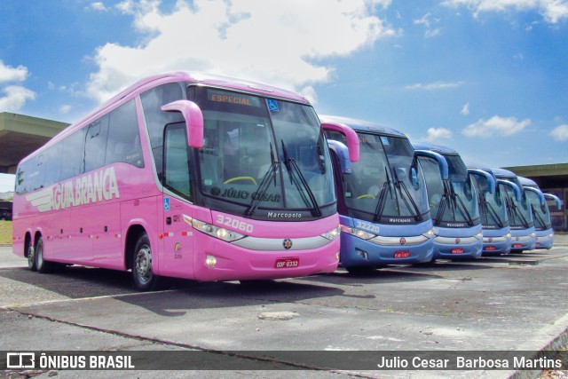 Viação Águia Branca 32060 na cidade de Aracaju, Sergipe, Brasil, por Julio Cesar  Barbosa Martins. Número da foto: #10952866.
