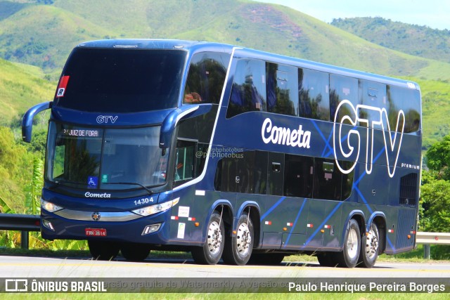 Viação Cometa 14304 na cidade de Barra do Piraí, Rio de Janeiro, Brasil, por Paulo Henrique Pereira Borges. Número da foto: #10953247.