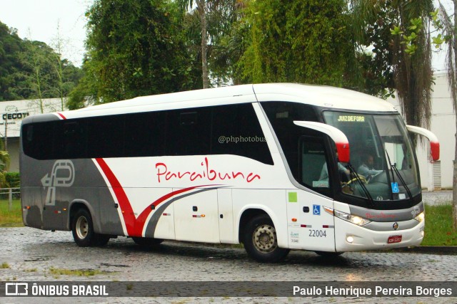 Paraibuna Transportes 22004 na cidade de Juiz de Fora, Minas Gerais, Brasil, por Paulo Henrique Pereira Borges. ID da foto: 10953317.