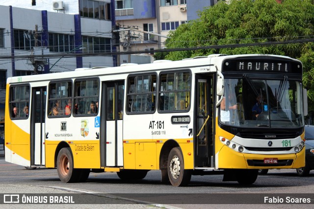 Empresa de Transportes Nova Marambaia AT-181 na cidade de Belém, Pará, Brasil, por Fabio Soares. Número da foto: #10952804.