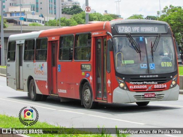 Viação Novo Retiro 88234 na cidade de Belo Horizonte, Minas Gerais, Brasil, por Henrique Alves de Paula Silva. ID da foto: 10957393.