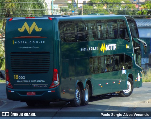 Viação Motta 18003 na cidade de Cuiabá, Mato Grosso, Brasil, por Paulo Sergio Alves Venancio. ID da foto: 10956634.