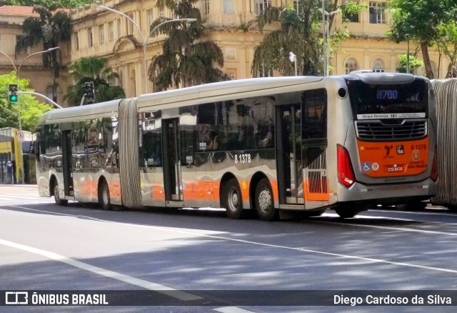TRANSPPASS - Transporte de Passageiros 8 1378 na cidade de São Paulo, São Paulo, Brasil, por Diego Cardoso da Silva. Número da foto: #10956575.
