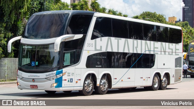 Auto Viação Catarinense 3515 na cidade de Curitiba, Paraná, Brasil, por Vinicius Petris. ID da foto: 10957252.