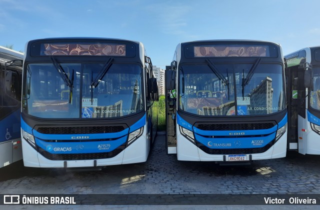 Viação Nossa Senhora das Graças A71579 na cidade de Rio de Janeiro, Rio de Janeiro, Brasil, por Victor  Oliveira. ID da foto: 10955489.