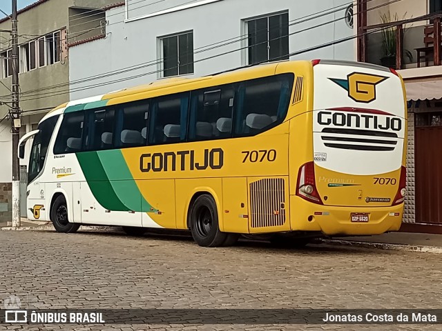 Empresa Gontijo de Transportes 7070 na cidade de Dionísio, Minas Gerais, Brasil, por Jonatas Costa da Mata. ID da foto: 10957078.