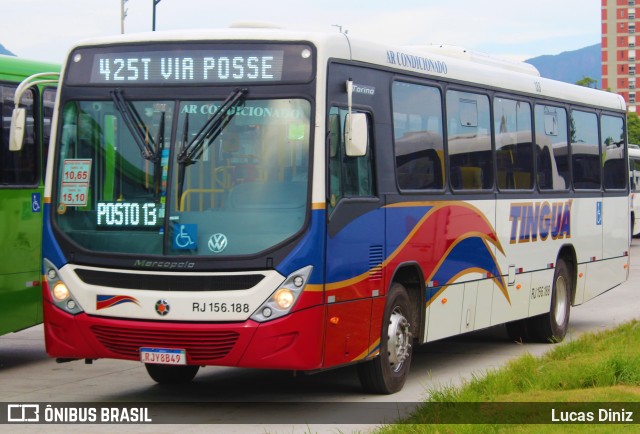 Transportadora Tinguá RJ 156.188 na cidade de Rio de Janeiro, Rio de Janeiro, Brasil, por Lucas Diniz. ID da foto: 10955617.