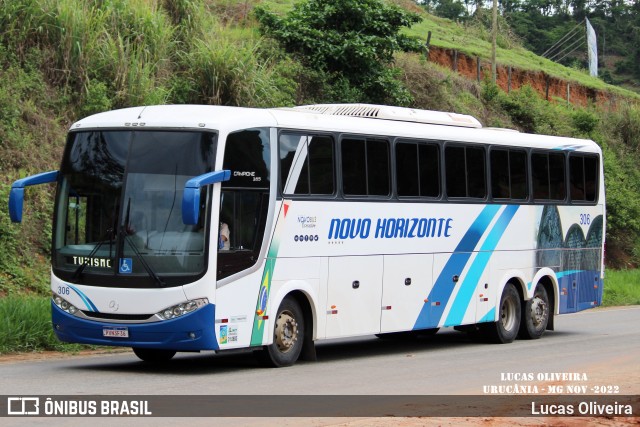 Viação Novo Horizonte 306 na cidade de Urucânia, Minas Gerais, Brasil, por Lucas Oliveira. ID da foto: 10957582.