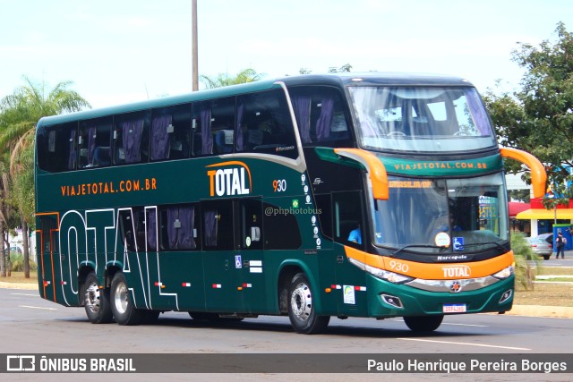 Viação Total 930 na cidade de Campo Grande, Mato Grosso do Sul, Brasil, por Paulo Henrique Pereira Borges. Número da foto: #10957537.