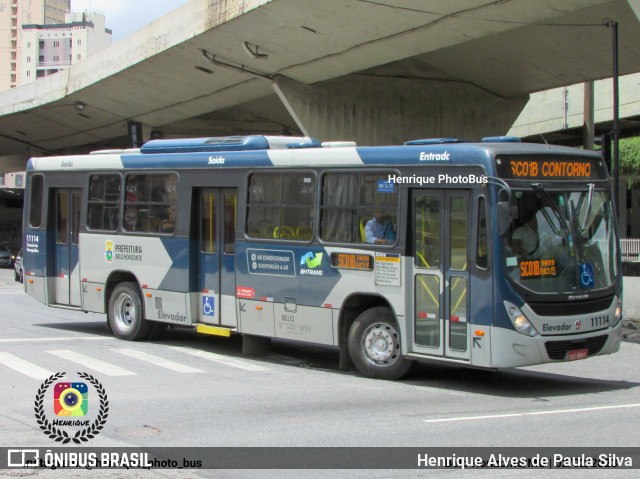 Viação Sandra 11114 na cidade de Belo Horizonte, Minas Gerais, Brasil, por Henrique Alves de Paula Silva. Número da foto: #10957390.