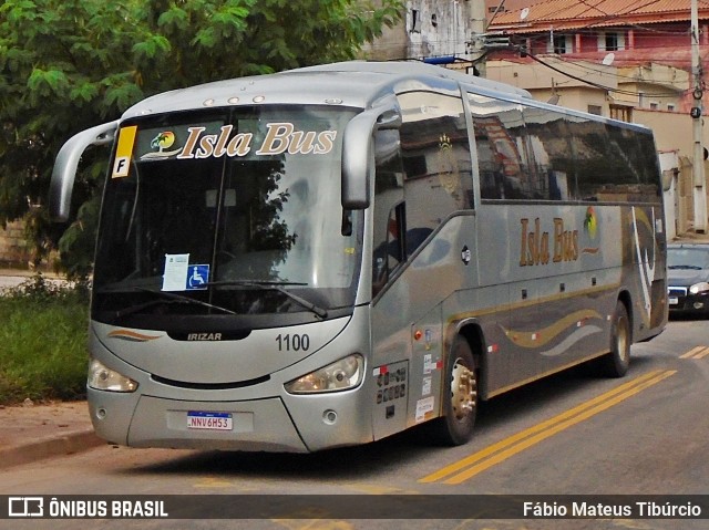 Isla Bus Transportes 1100 na cidade de Três Corações, Minas Gerais, Brasil, por Fábio Mateus Tibúrcio. Número da foto: #10955564.