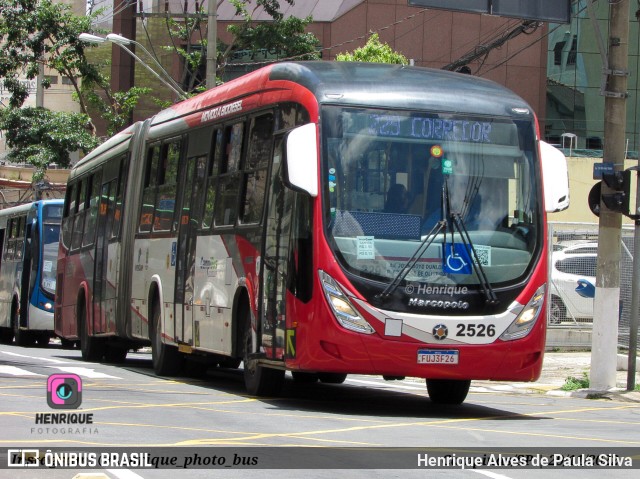 Expresso CampiBus 2526 na cidade de Campinas, São Paulo, Brasil, por Henrique Alves de Paula Silva. ID da foto: 10955568.