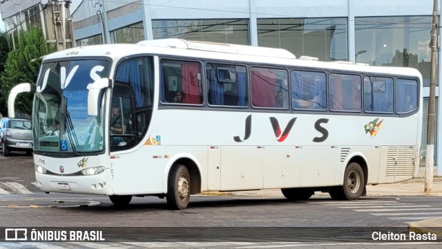 JVS Transporte e Turismo 707 na cidade de Palmeira das Missões, Rio Grande do Sul, Brasil, por Cleiton Rasta. ID da foto: 10955829.