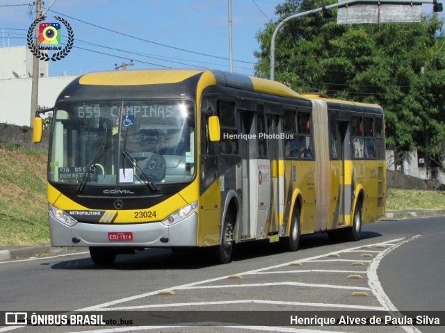 Transportes Capellini 23024 na cidade de Campinas, São Paulo, Brasil, por Henrique Alves de Paula Silva. ID da foto: 10955596.