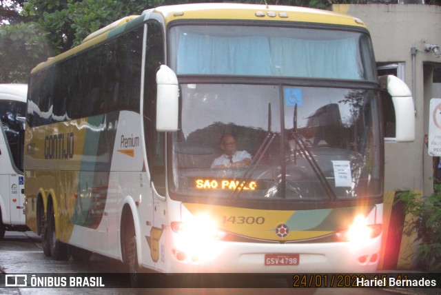 Empresa Gontijo de Transportes 14300 na cidade de São Paulo, São Paulo, Brasil, por Hariel Bernades. ID da foto: 10956611.