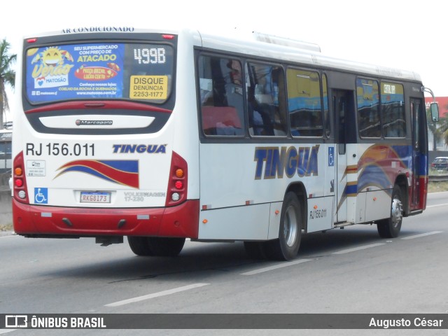 Transportadora Tinguá RJ 156.011 na cidade de Nova Iguaçu, Rio de Janeiro, Brasil, por Augusto César. Número da foto: #10955937.