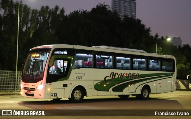 Viação Graciosa 027 na cidade de Curitiba, Paraná, Brasil, por Francisco Ivano. ID da foto: 10957932.