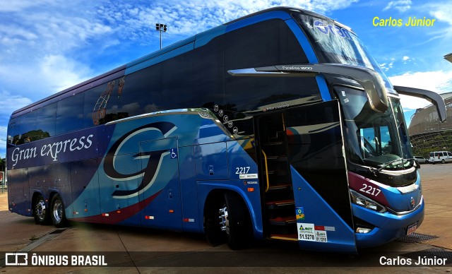 LP Gênesis Bus 2217 na cidade de Cuiabá, Mato Grosso, Brasil, por Carlos Júnior. ID da foto: 10959947.