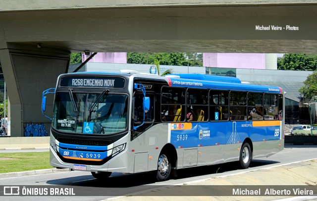 BB Transportes e Turismo 5939 na cidade de Barueri, São Paulo, Brasil, por Michael  Alberto Vieira. ID da foto: 10958987.