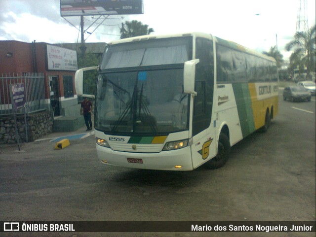 Empresa Gontijo de Transportes 12555 na cidade de Feira de Santana, Bahia, Brasil, por Mario dos Santos Nogueira Junior. ID da foto: 10959609.