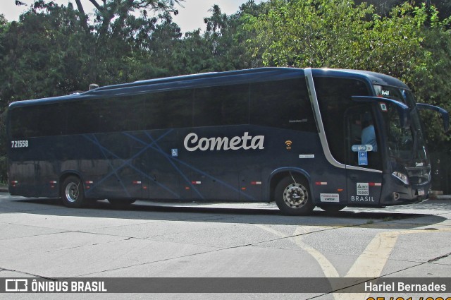 Viação Cometa 721558 na cidade de São Paulo, São Paulo, Brasil, por Hariel Bernades. ID da foto: 10959279.