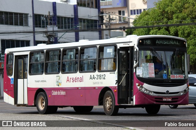 Transportadora Arsenal AA-31812 na cidade de Belém, Pará, Brasil, por Fabio Soares. ID da foto: 10959685.