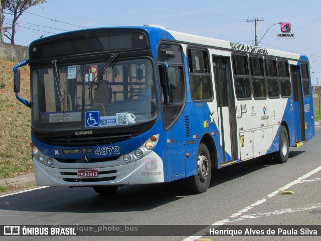 Onicamp Transporte Coletivo 4872 na cidade de Campinas, São Paulo, Brasil, por Henrique Alves de Paula Silva. Número da foto: #10958209.