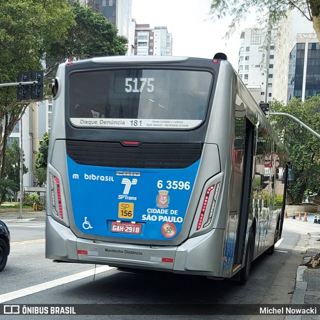 Viação Paratodos > São Jorge > Metropolitana São Paulo > Mobibrasil 6 3596 na cidade de São Paulo, São Paulo, Brasil, por Michel Nowacki. Número da foto: #10960043.