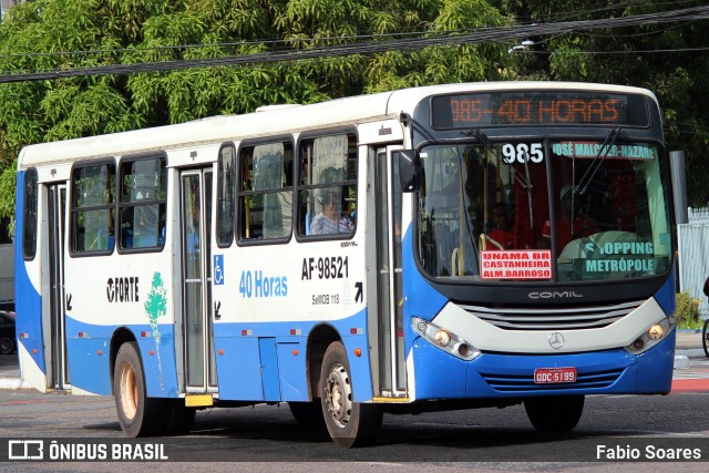 Viação Forte AF-98521 na cidade de Belém, Pará, Brasil, por Fabio Soares. ID da foto: 10960175.