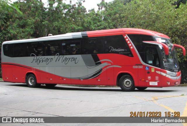 Empresa de Ônibus Pássaro Marron 5932 na cidade de São Paulo, São Paulo, Brasil, por Hariel Bernades. ID da foto: 10959655.