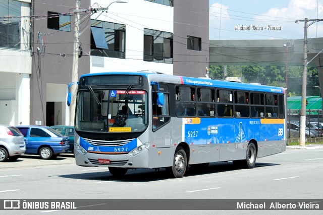 BB Transportes e Turismo 5927 na cidade de Barueri, São Paulo, Brasil, por Michael  Alberto Vieira. ID da foto: 10958968.