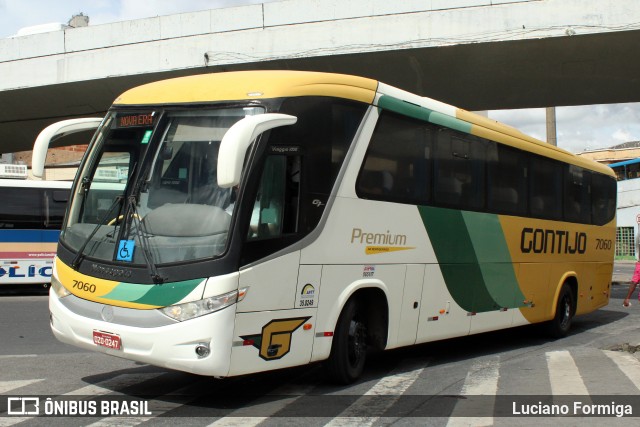 Empresa Gontijo de Transportes 7060 na cidade de Belo Horizonte, Minas Gerais, Brasil, por Luciano Formiga. ID da foto: 10959170.