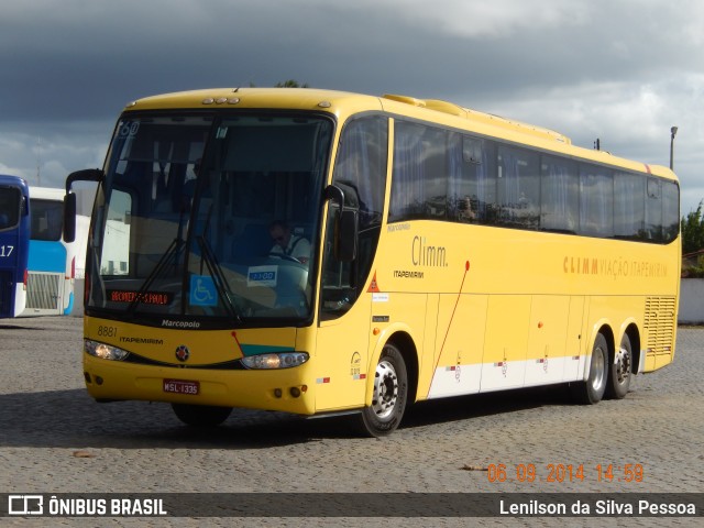 Viação Itapemirim 8881 na cidade de Caruaru, Pernambuco, Brasil, por Lenilson da Silva Pessoa. ID da foto: 10961593.