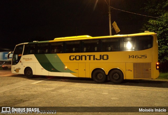 Empresa Gontijo de Transportes 14625 na cidade de Cubatão, São Paulo, Brasil, por Moiséis Inácio. ID da foto: 10961249.