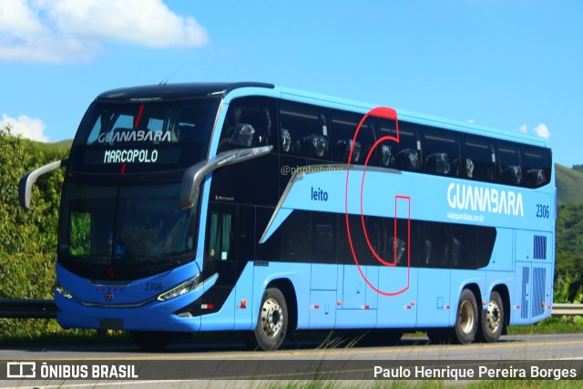 Expresso Guanabara 2306 na cidade de Barra do Piraí, Rio de Janeiro, Brasil, por Paulo Henrique Pereira Borges. Número da foto: #10961968.