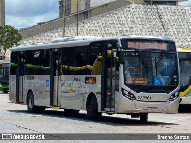 Viação Pioneira 232661 na cidade de Brasília, Distrito Federal, Brasil, por Brenno Santos. ID da foto: 10960247.