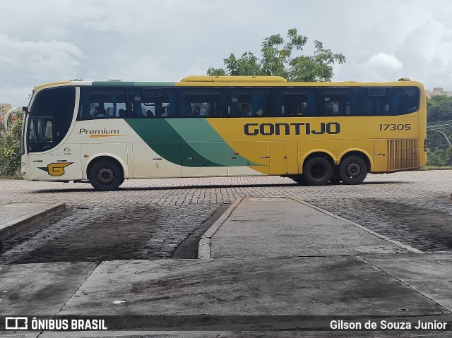 Empresa Gontijo de Transportes 17305 na cidade de Americana, São Paulo, Brasil, por Gilson de Souza Junior. ID da foto: 10962078.