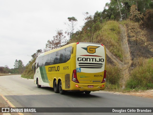 Empresa Gontijo de Transportes 16075 na cidade de Barão de Cocais, Minas Gerais, Brasil, por Douglas Célio Brandao. ID da foto: 10961196.