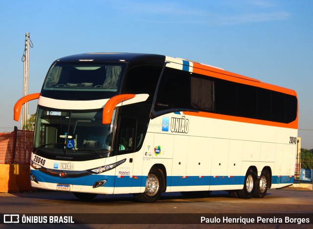 Expresso União 20040 na cidade de Goiânia, Goiás, Brasil, por Paulo Henrique Pereira Borges. Número da foto: #10962017.