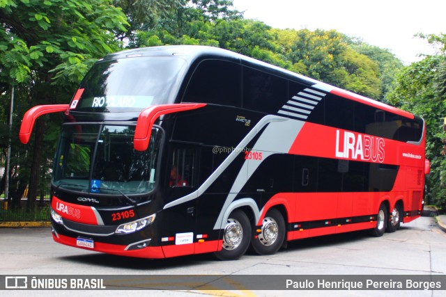 Lirabus 23105 na cidade de São Paulo, São Paulo, Brasil, por Paulo Henrique Pereira Borges. Número da foto: #10961912.