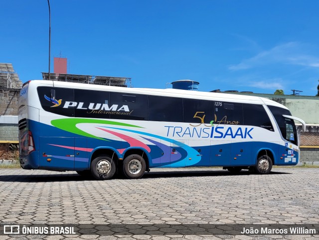 Trans Isaak Turismo 1275 na cidade de Divinópolis, Minas Gerais, Brasil, por João Marcos William. ID da foto: 10961503.